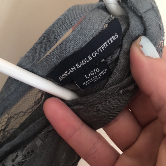 American Eagle Forest Green Tank size Large - Picture 3 of 4